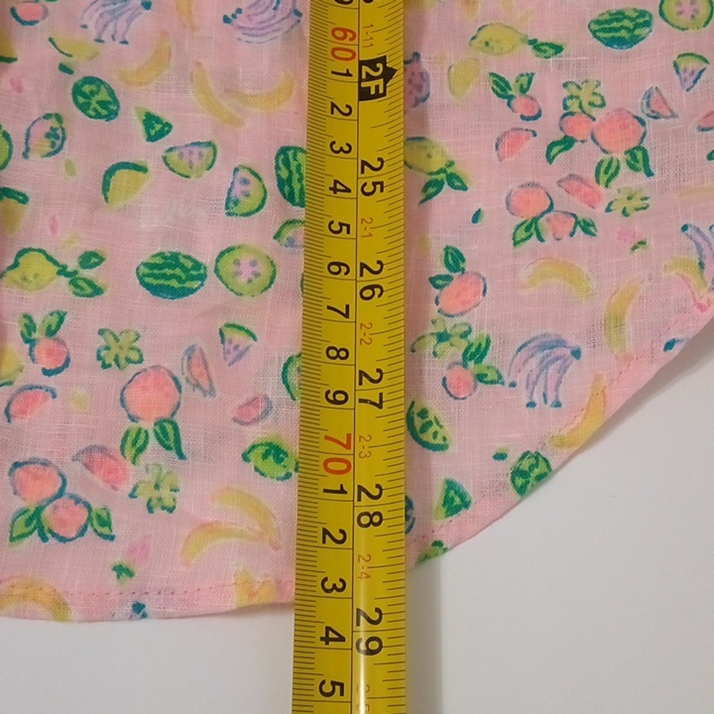 Lilly Pulitzer Juicy Fruit Linen Shirt - Picture 10 of 12